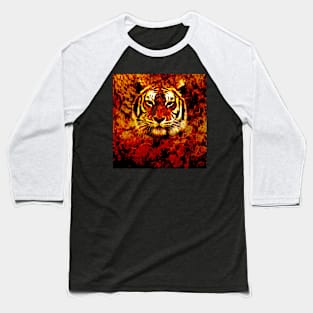 Abstract tiger portrait Baseball T-Shirt